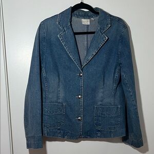 Sonoma Classic Blue Jean Blazer